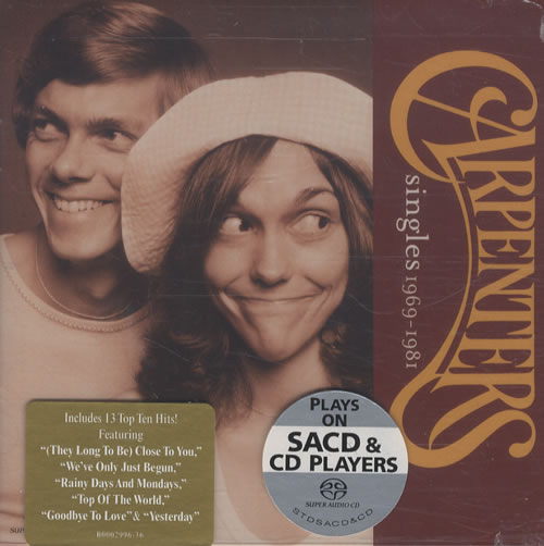 Carpenters Singles 1969-1981 US super audio CD SACD (502549)