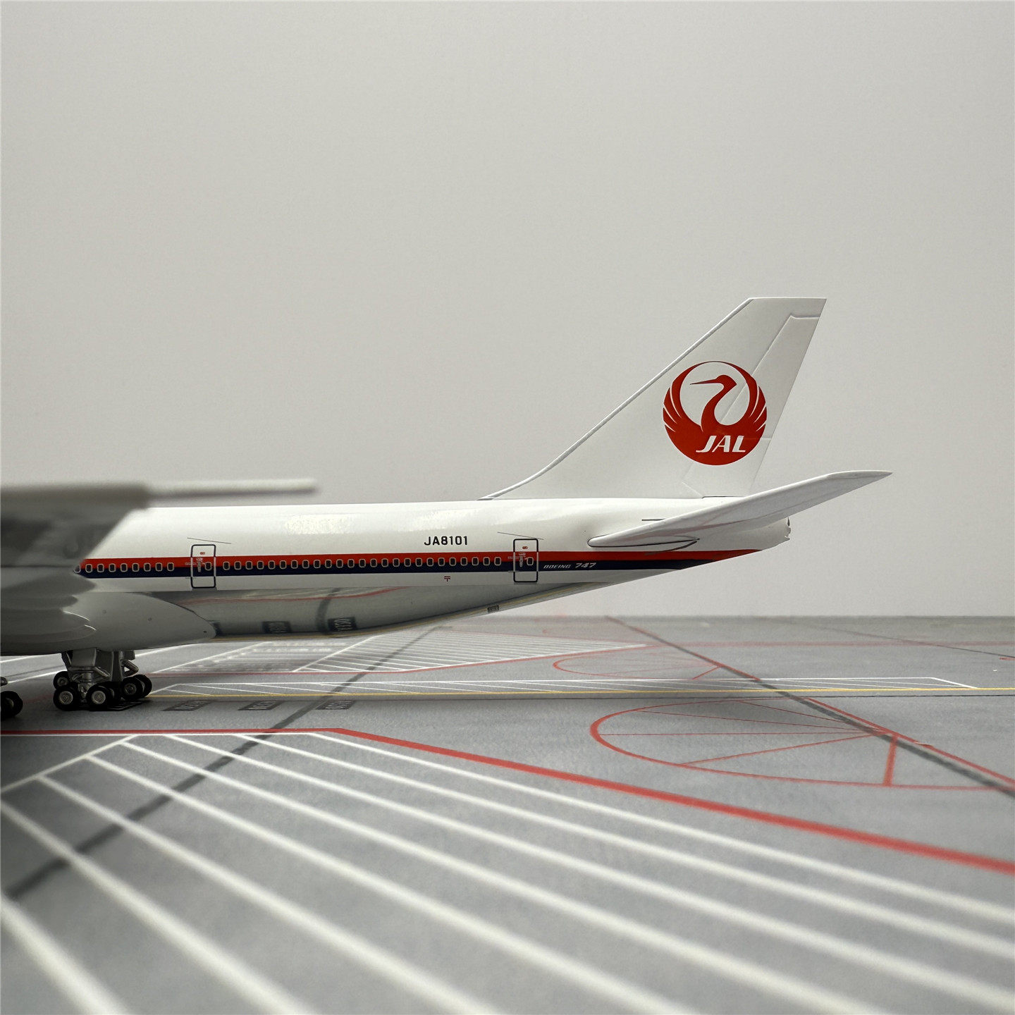 HX Models 1/400 JAL Aviation B747-100 JA8101 Alloy Aircraft Model
