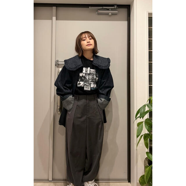 holiday - HOLIDAY PURITAN COLLAR DENIM SHIRT の通販 by ゆみ's shop