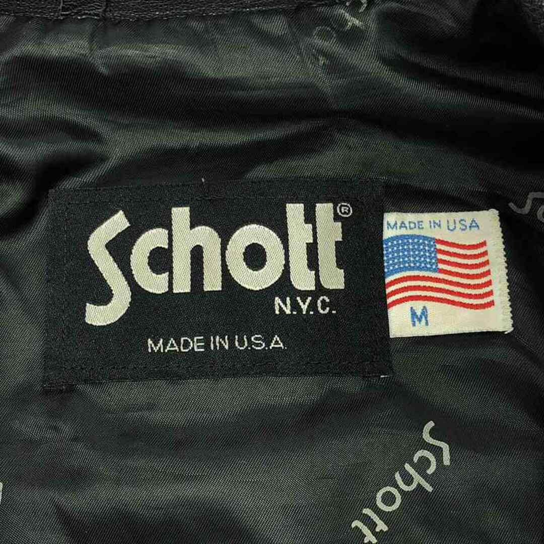 schott - SCHOTT / ショット | USA製 247W レザー シングル ライダース