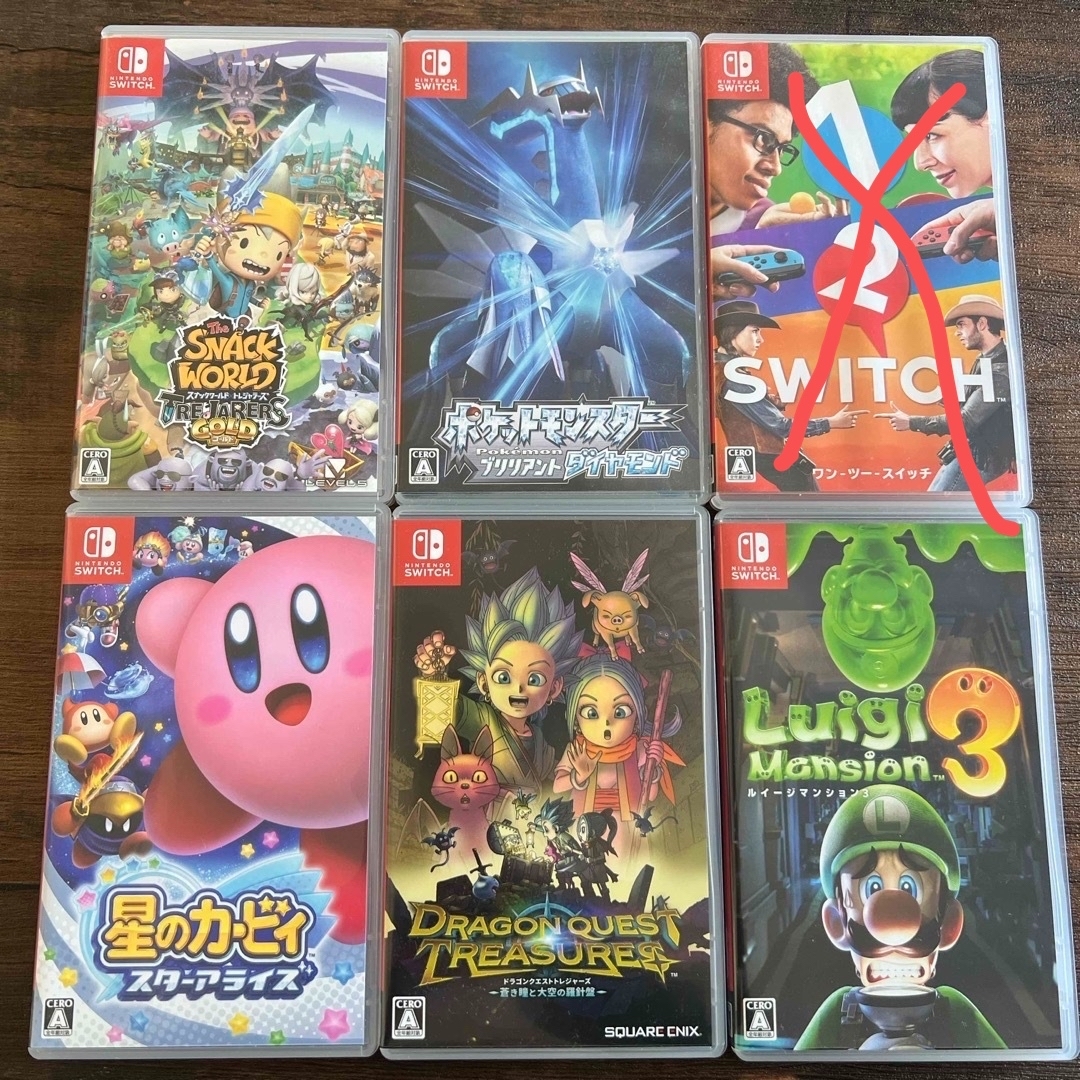 Nintendo Switch - Switchカセット5点の通販 by しん's shop