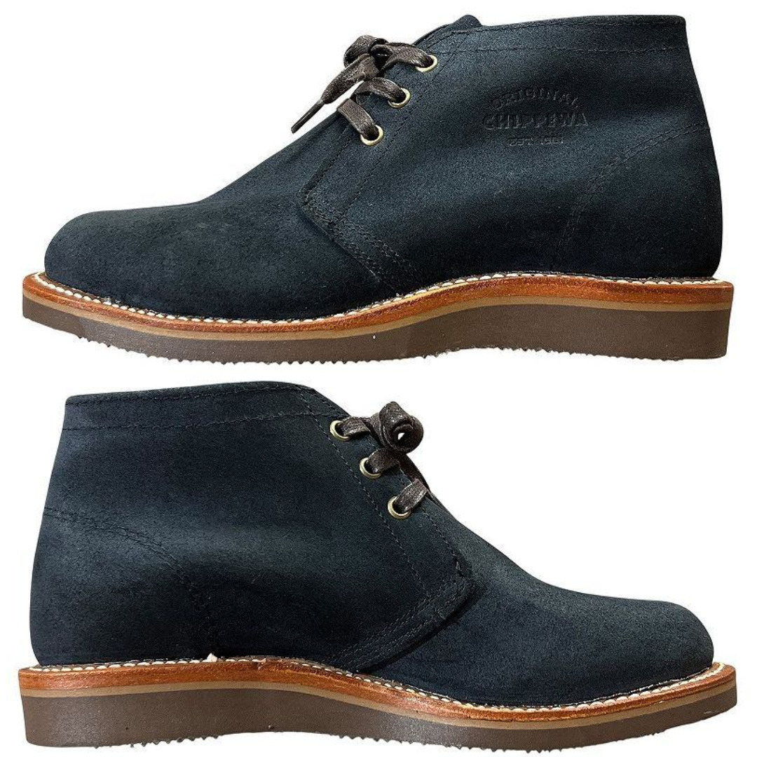 CHIPPEWA - 新品 デッド チペワ 50s復刻 スエード チャッカ ブーツ 紺