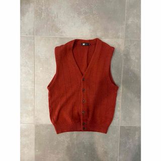 ISSEY MIYAKE - イッセイミヤケ バイカラー メタルグレー ベスト しわ