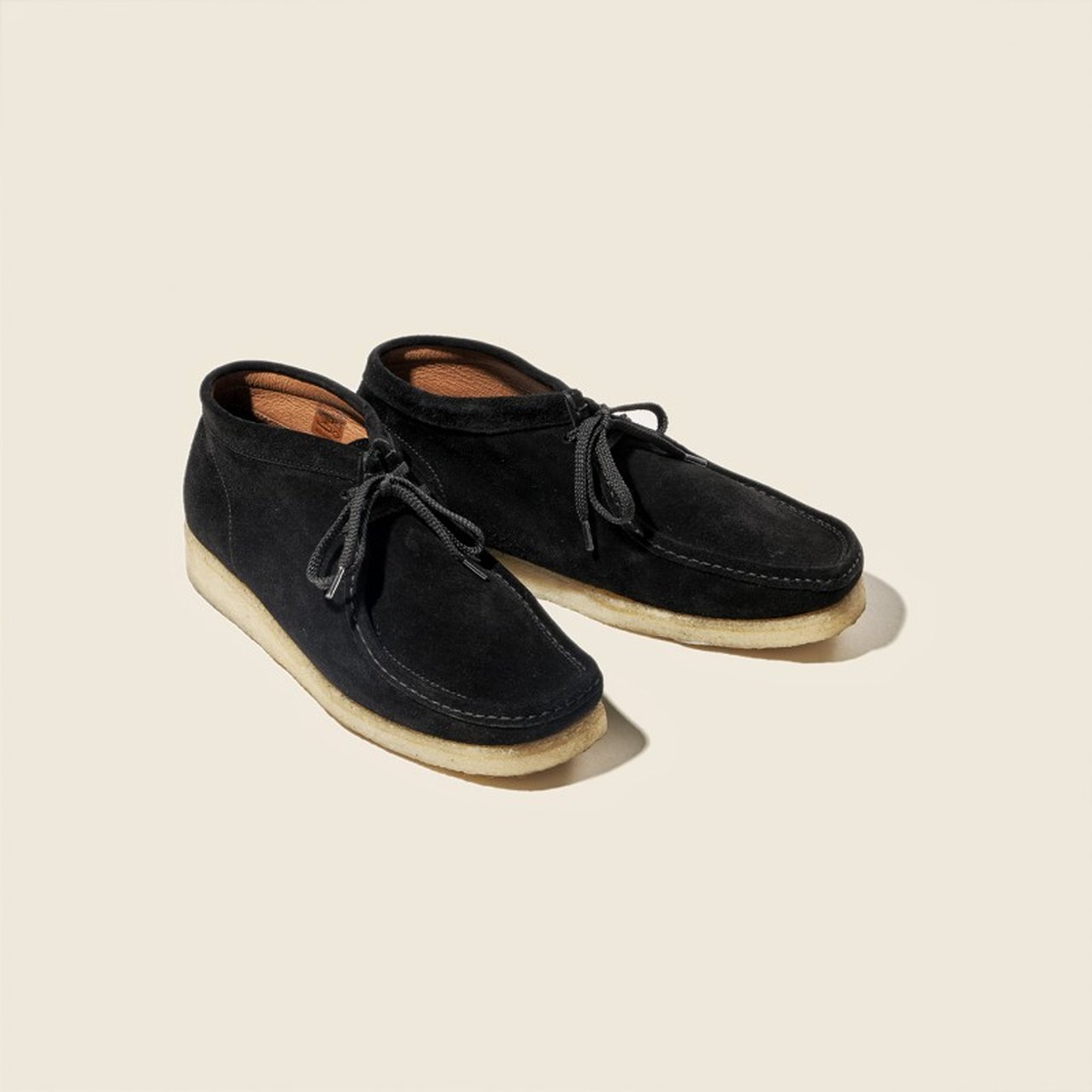 jjjjound パドモア&バーンズ モカシン 黒 レザー UK9 ワラビー Padmore