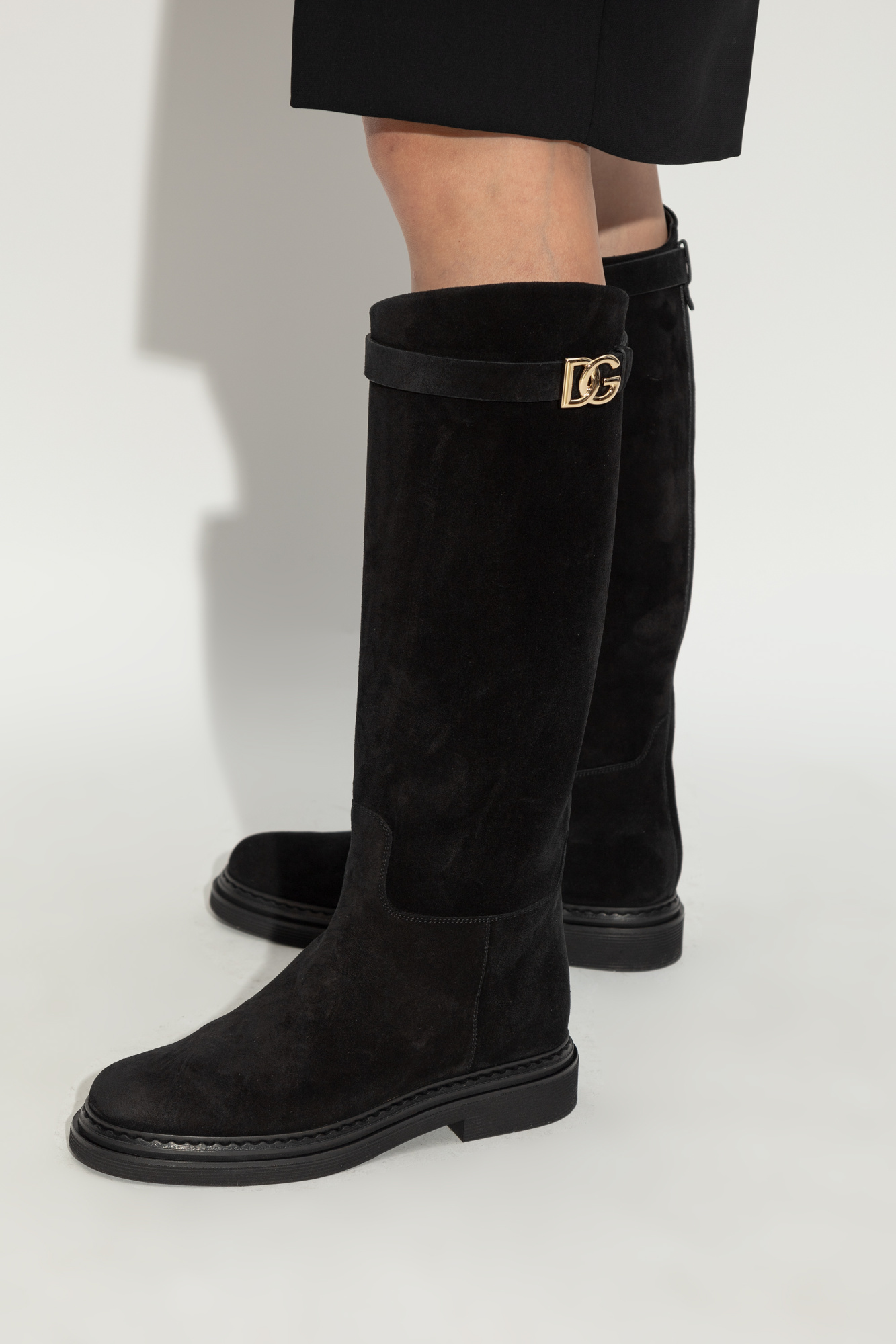 Dolce & Gabbana Suede over-the-knee boots | Women's Shoes | Vitkac