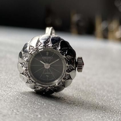 SEIKO RING WATCH (セイコー リングウォッチ) グレー文字盤-JeJe PIANO