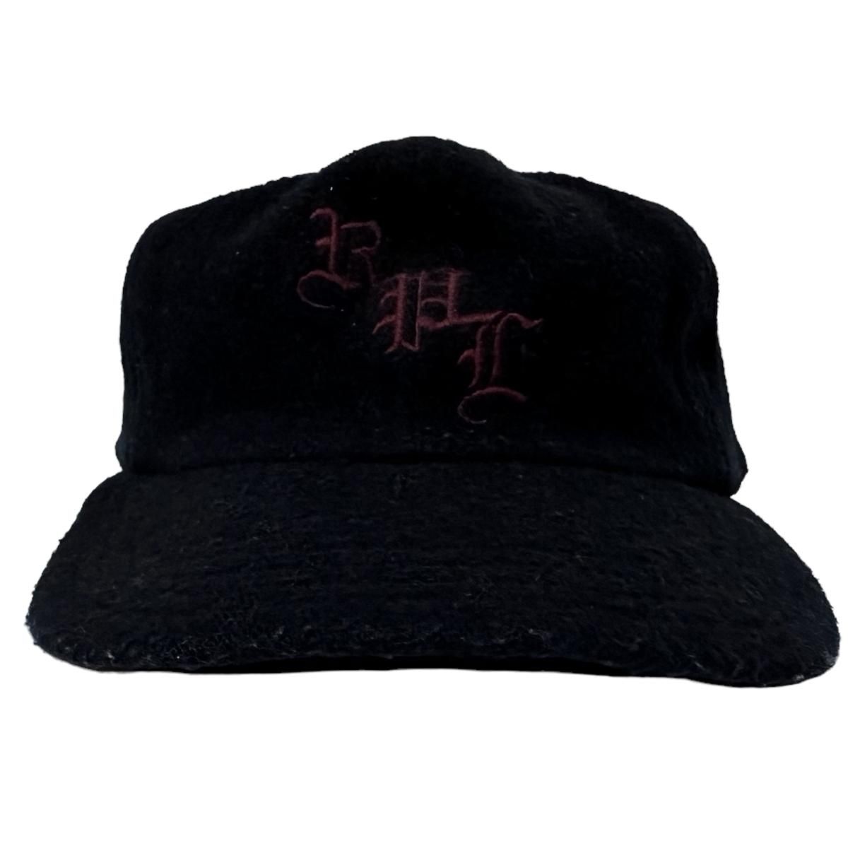 USA製 90s POLO SPORT Logo Wool 6 Panel Cap 黒 L ポロスポーツ