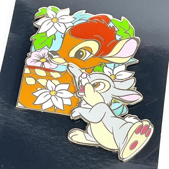 ディズニー バンビ＆とんすけ コレクション ピンバッジ Disney
