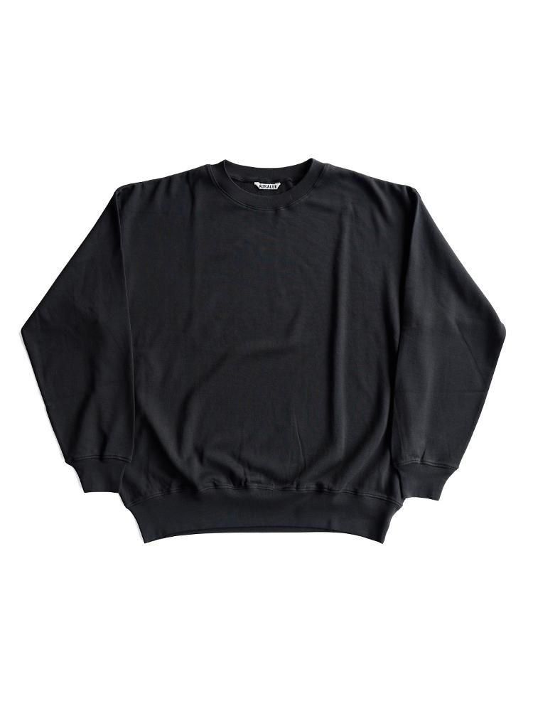 AURALEE women's / SUPER HIGH GAUGE SWEAT P/O (BLACK) - TROUPE