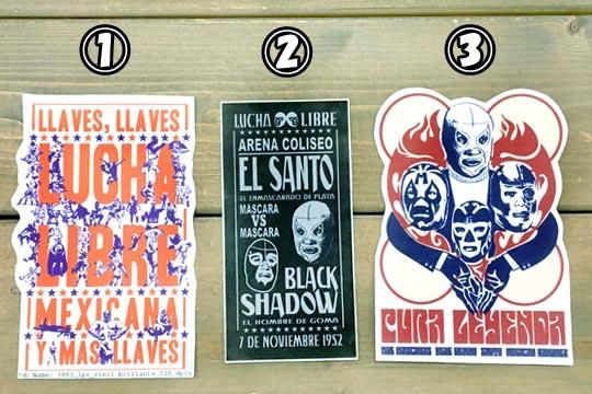 メキシコ プロレス ルチャ・リブレ イラスト デザイン ステッカー 通販