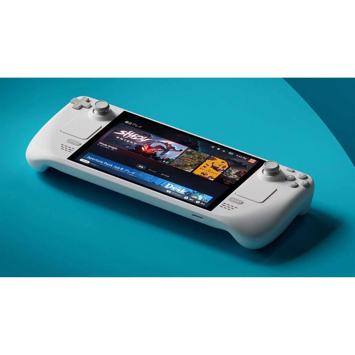 7.4型ポータブルゲーミングPC「Steam Deck OLED」限定版ホワイトが本日