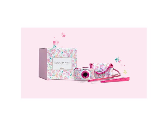 ニコン、花柄モデル「COOLPIX W150 FLOWER LIMITED BOX」を限定発売
