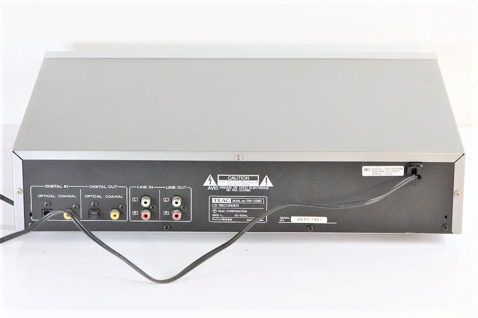 RW-D280｜TEAC ティアック CDプレーヤー CDレコーダー ダブルデッキ