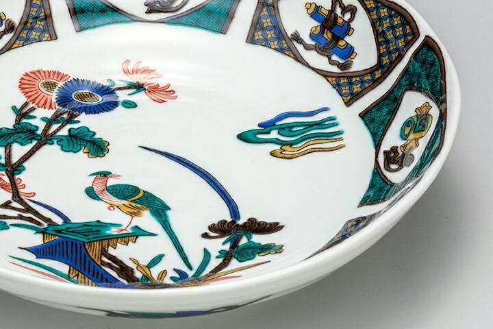 7号鉢 古九谷花鳥