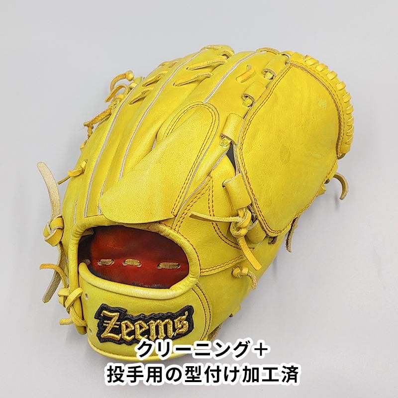 クリーニング済み (高校野球対応)】 ジームス 硬式グローブ / 投手用