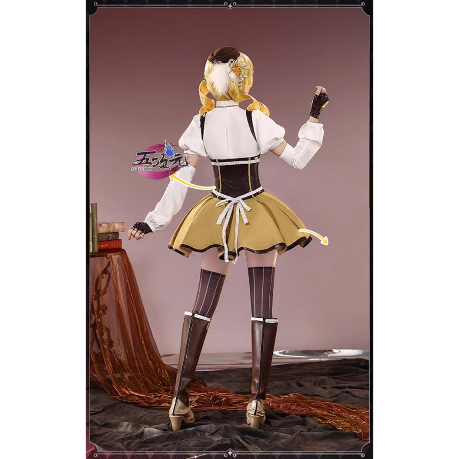 三分妄想 魔法少女まどか☆マギカ 巴マミ コスプレ衣装 ※ウィッグ 靴