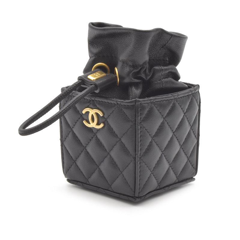 CHANEL（シャネル） ミニ巾着チェーンショルダーバッグ ラムスキン