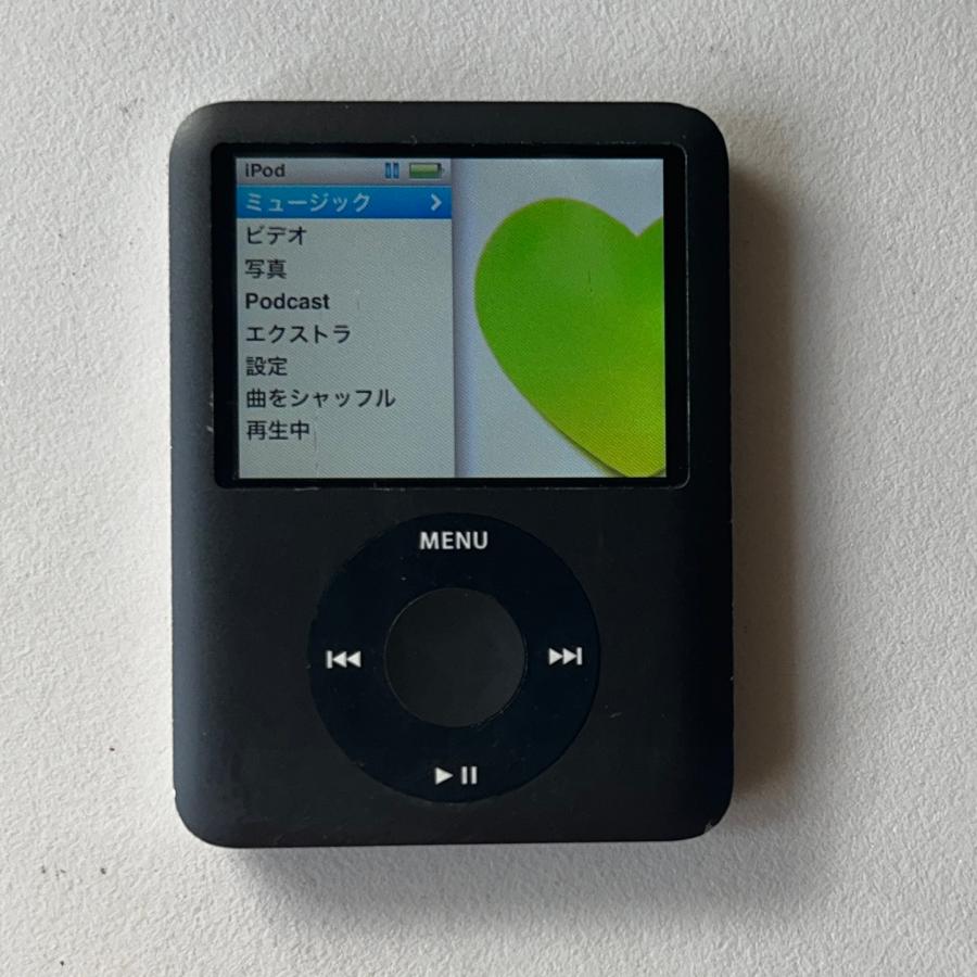 iPod nano Apple 第3世代（8GB）ブラック：MB261J/A : Centro - 通販
