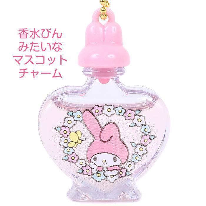 マイメロディ 香水形マスコットチャーム キーホルダー おしゃれ雑貨