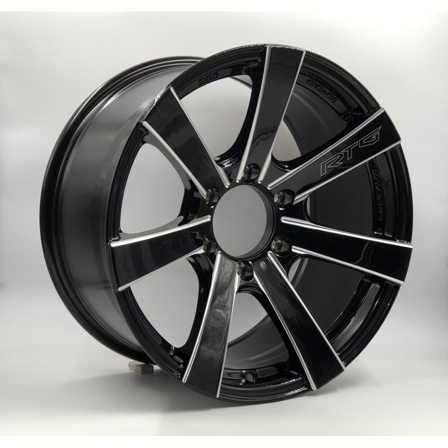 LENSO RT-G 18x9J +20 6H-139.7 グロスブラック/ミルド 4本セット