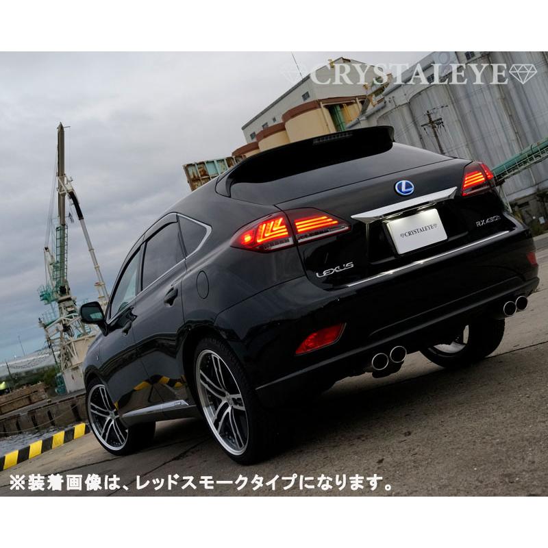 10系 レクサス RX ファイバーLEDテールランプV3 ハイブリット 450h 270