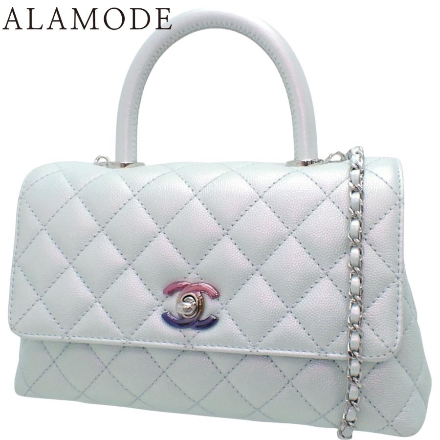 CHANEL（シャネル） マトラッセ ココハンドルXS ハンドバッグ キャビア
