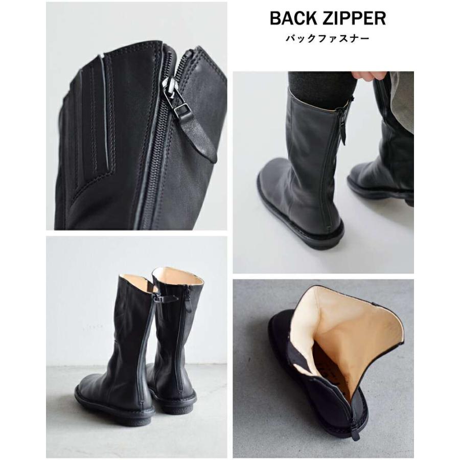 trippen（トリッペン） カウレザー ミドル ブーツ mid-boot-sat
