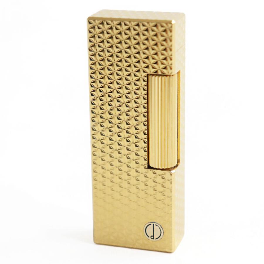 ◇美品Dunhill ダンヒル ロゴ刻印入り ローラー式 ガスライター金