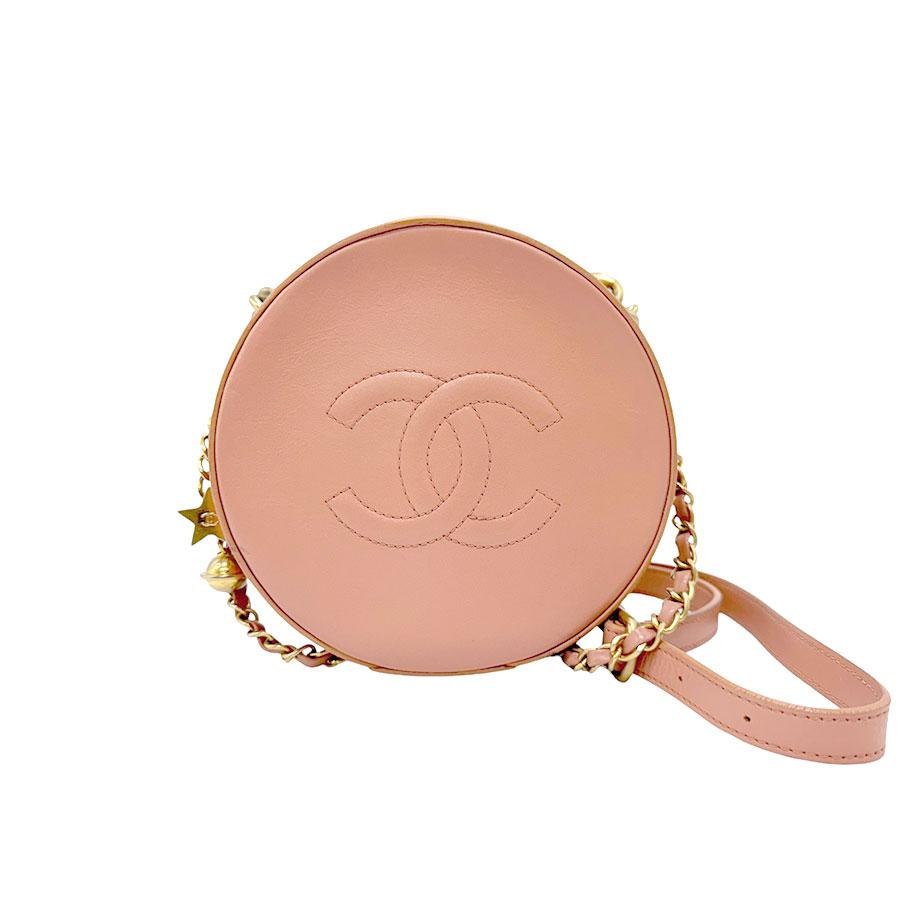 CHANEL（シャネル） ショルダーバッグ レザー コーラルピンク