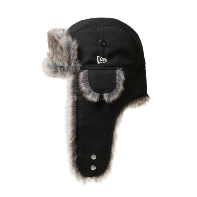 NEW ERA（ニューエラ） NEW ERA Trapper Wool Black トラッパー ウール