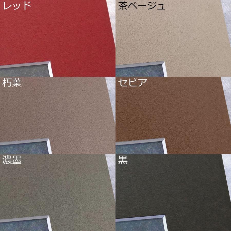 A3(298×421)サイズが2枚入る額縁 B013 アクリル付 2つ窓マット付 /額縁