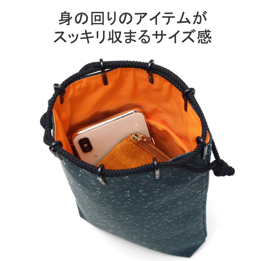 印傳屋（INDEN-YA） 最大53%☆3/1迄 巾着袋 巾着 合切袋 本革 革 軽量
