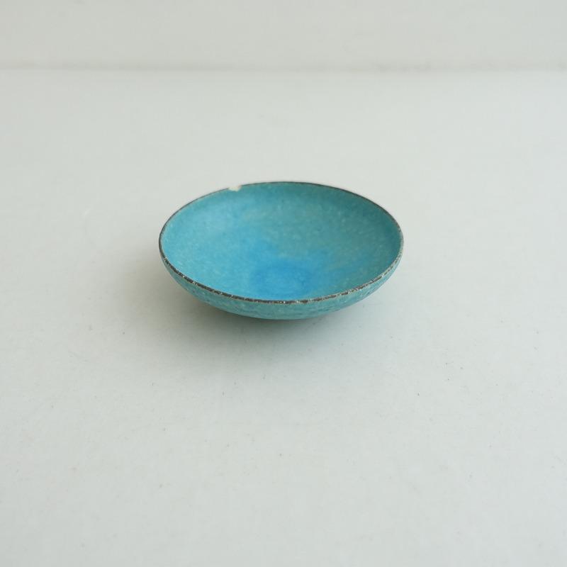鈴木麻起子 *Turkish ターキッシュ 小皿 10cm*青ターコイズブルー