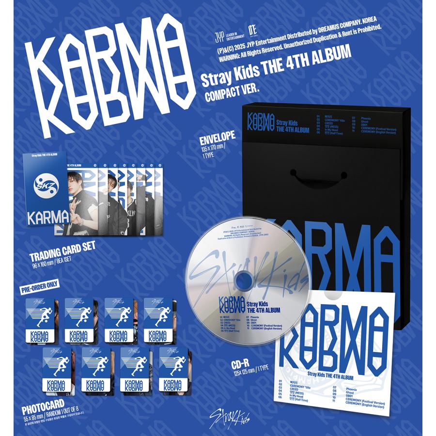 Stray Kids - KARMA (COMPACT VER.)/ 4th Full Album スキズ : 韓流
