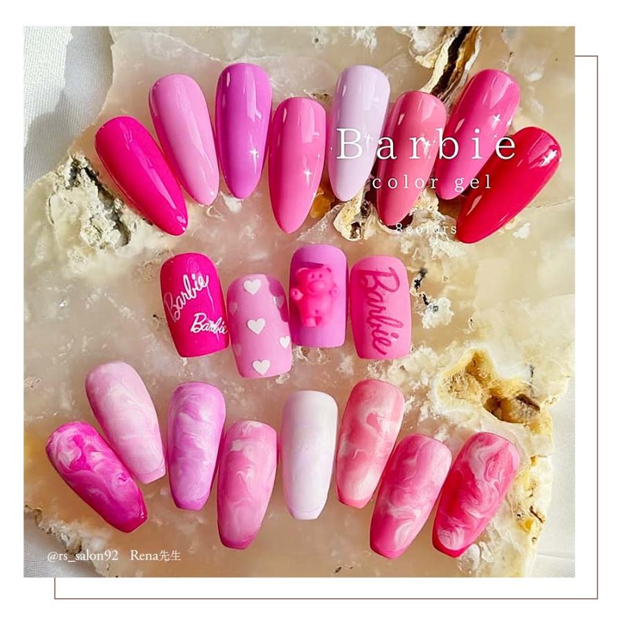 バービー Barbie カラージェル 3g 全6色 PK01M~08M ピンクシリーズ