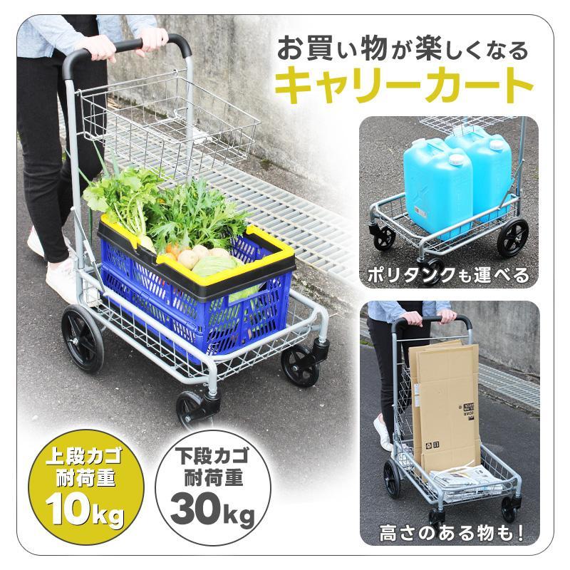 買い物カート 高齢者 シルバーカー カゴ付き キャリーカート 農作業