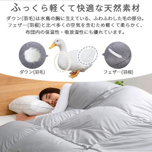 ぼん家具 羽毛布団 洗える 掛布団 掛け布団 シングル 冬 防ダニ 防菌