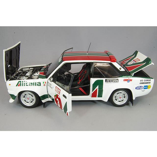 ミニカー/完成品 京商 1/18 フィアット 131 アバルト ラリー 1978 1000