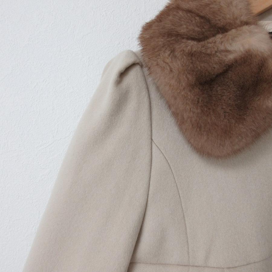 FOXEY（フォクシー） 良品 パウダーショコラ ミンクファー カシミヤ100