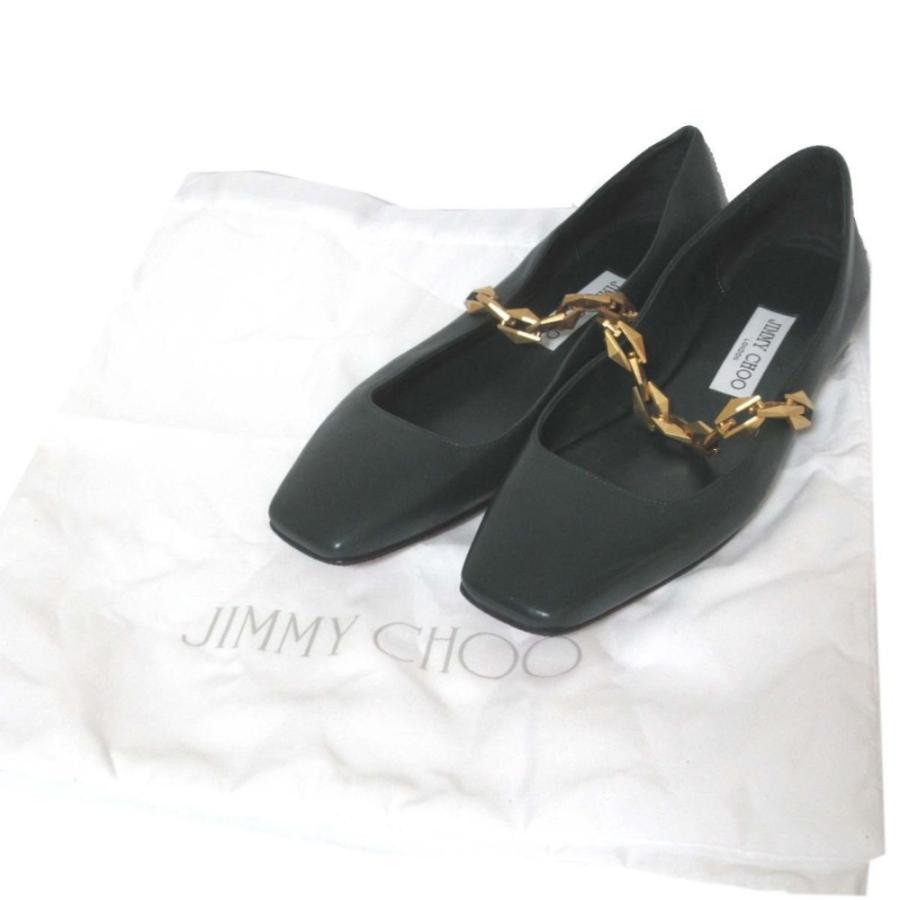 JIMMY CHOO（ジミーチュウ） 美品 23AW JIMMY CHOO Diamond Tilda Flat