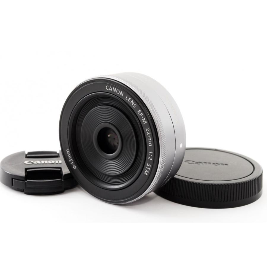 EFレンズ キャノン 単焦点レンズ CANON EF-M 22mm F2 STM シルバー