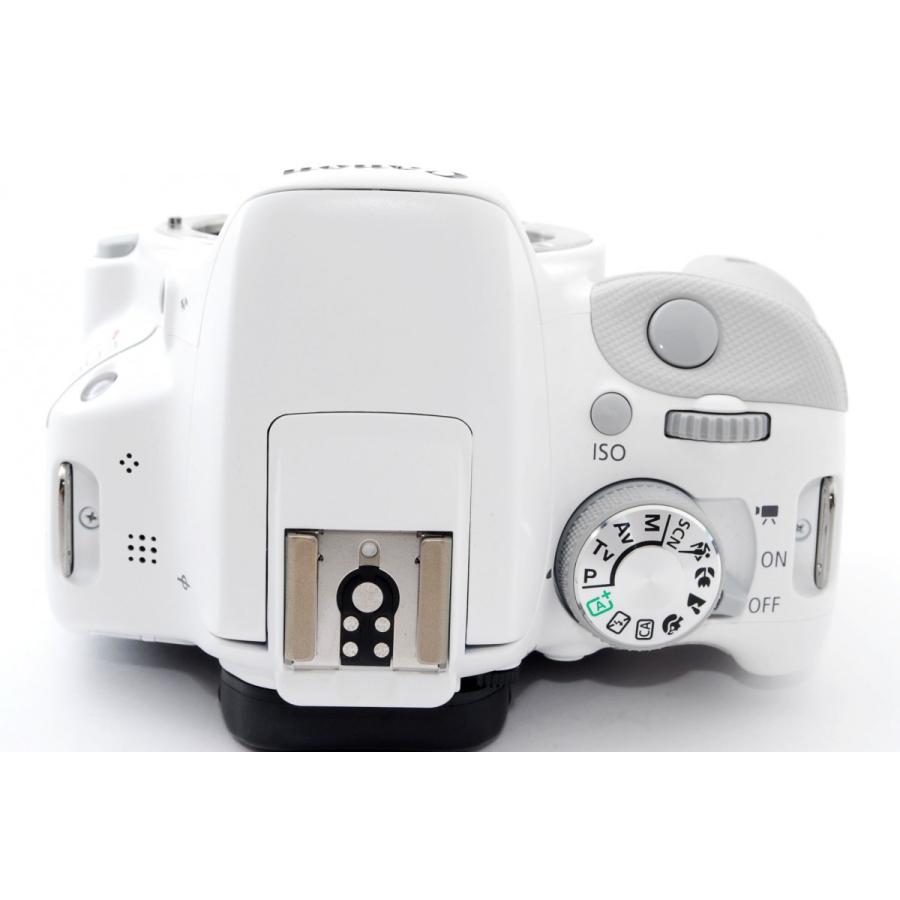 EOS キヤノン デジタル一眼 CANON Kiss X7 ホワイト レンズキット 中古