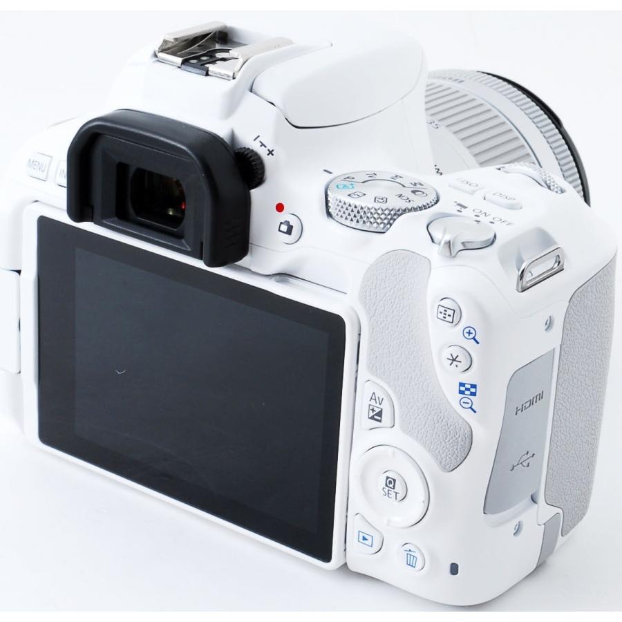 EOS Kiss キヤノン デジタル一眼 CANON X9 レンズキット ホワイト 中古