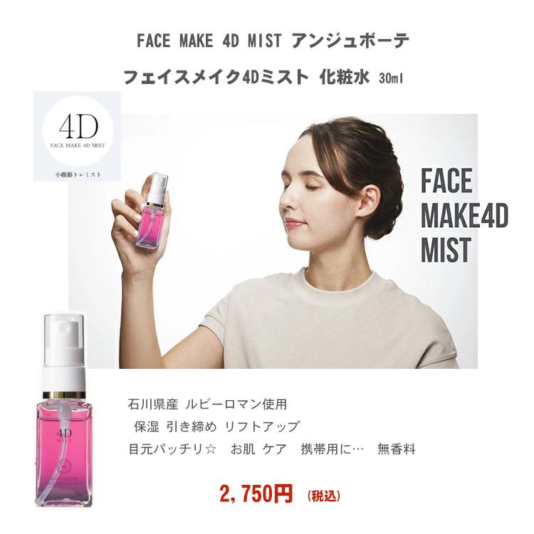NEW ☆FACE MAKE 4D MIST アンジュボーテ フェイスメイク4Dミスト 化粧