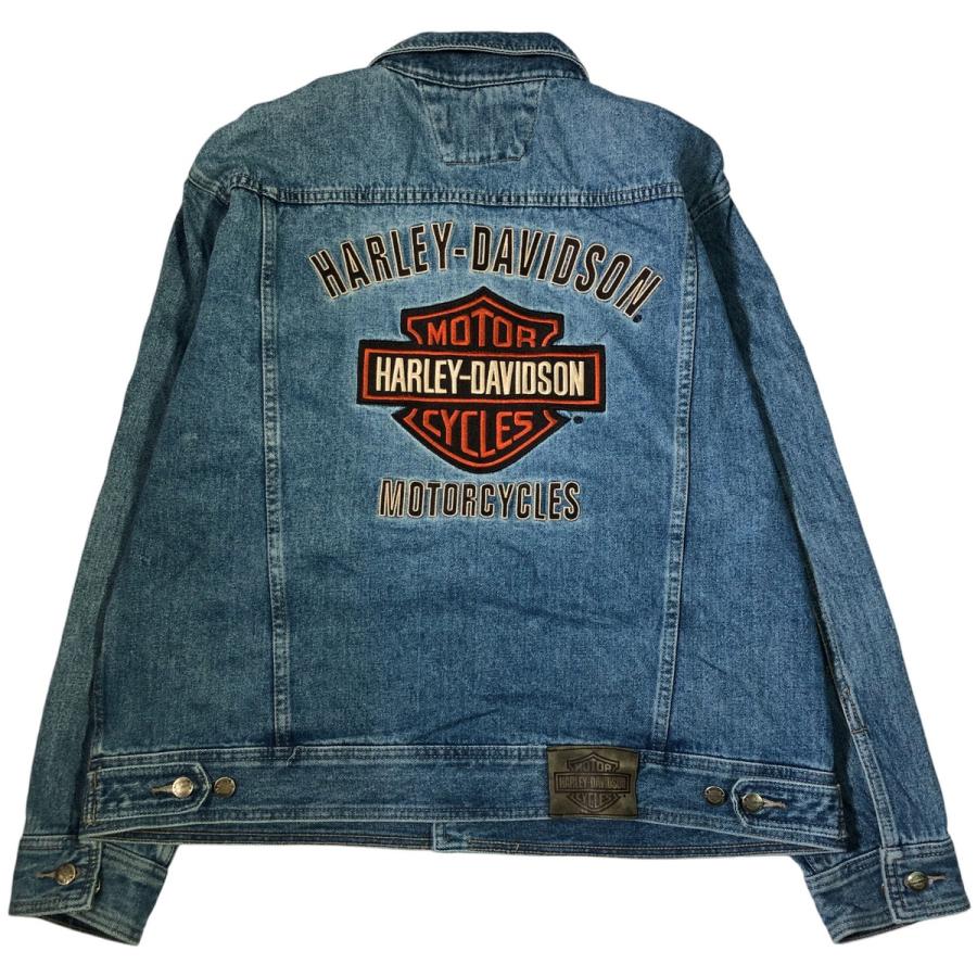 古着 ハーレーダビッドソン Harley-Davidson バックロゴ デニム