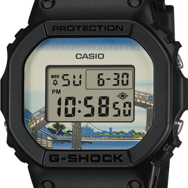 G-SHOCK '26-1 正規新品 日本製 浮世絵画家 葛飾北斎 [深川万年橋下