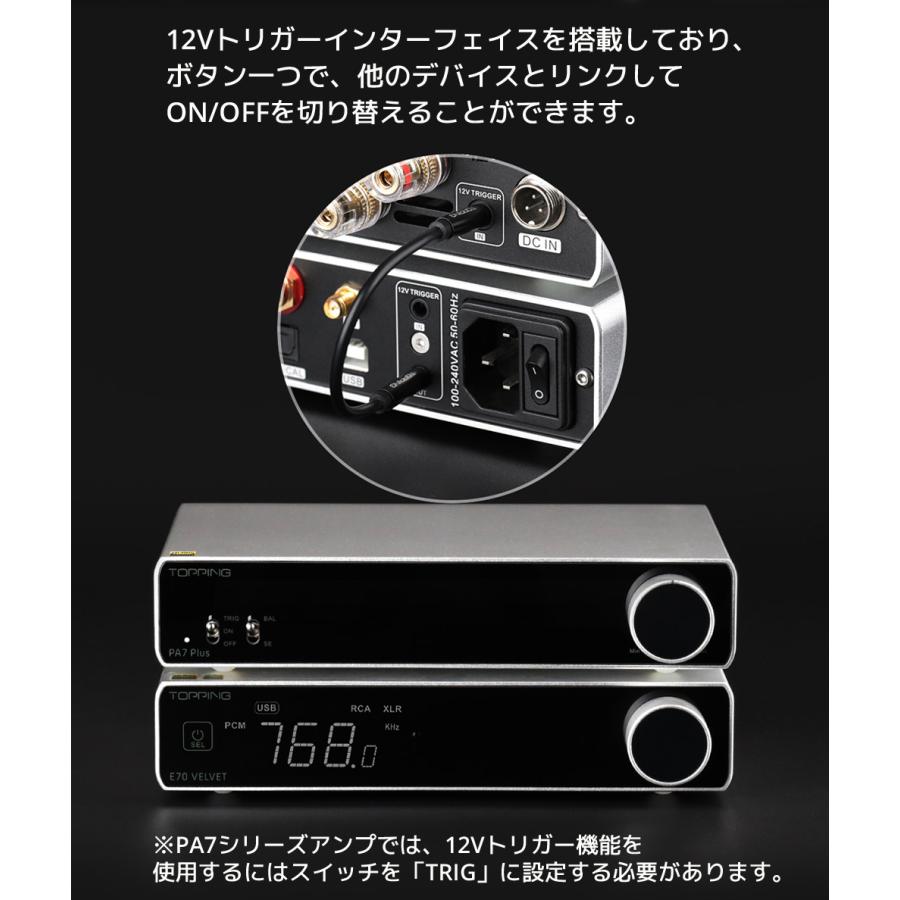 1年保証 Topping PA7 D級 パワーアンプ 220W × 2 バランス XLR TRS RCA