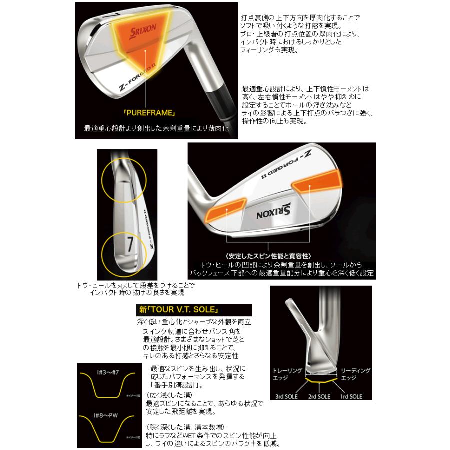 SRIXON スリクソン ZXi-7/Zフォージド2 コンボアイアン 6本(5番〜P 他