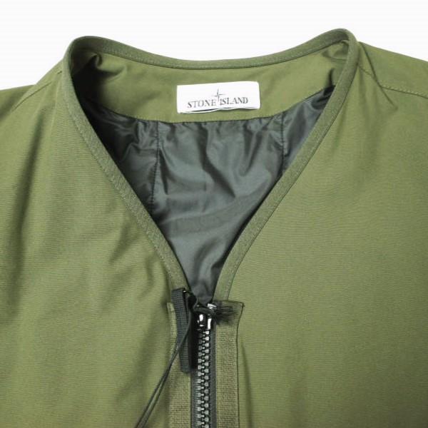 STONE ISLAND ストーンアイランド 23AW NO COLLAR JACKET 中綿ライナー