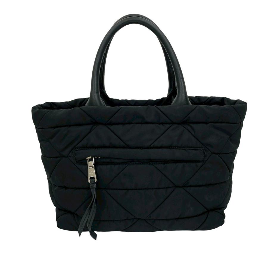 PRADA（プラダ） 極 美品 Re-Nylon スモール パデッド トート 三角ロゴ
